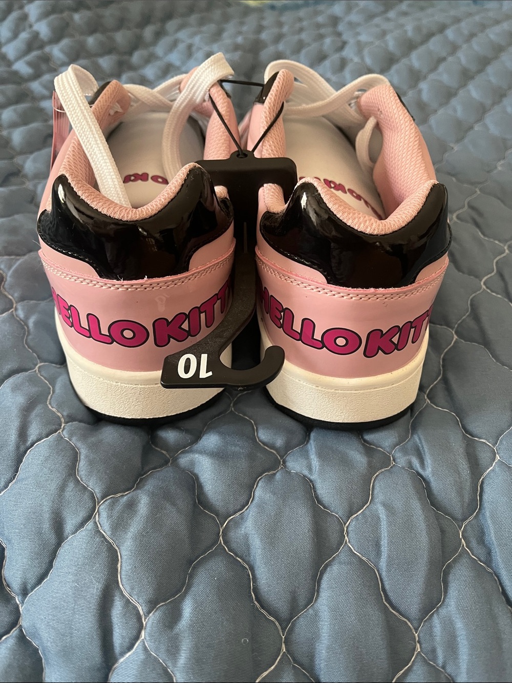 Hello Kitty Pink, White & Black Women’s Lace-Up Sneakers - Picture 2 of 4